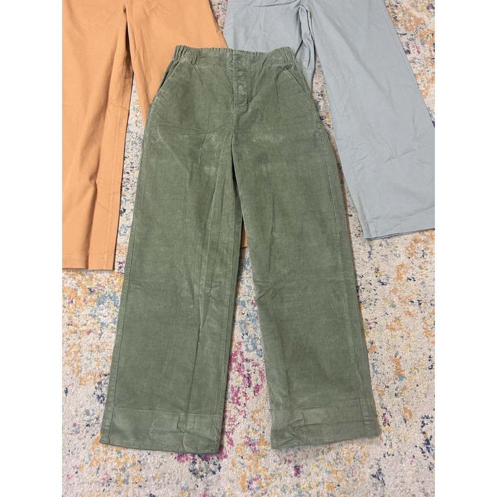 Pact Women Small Bundle Of 3 Wide Leg Pants Organic Cotton Modern Corduroy - Picture 3 of 16